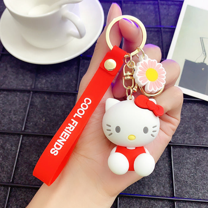 Wholesale cartoon bag pendant doll doll car key chain JDC-KC-OShi011