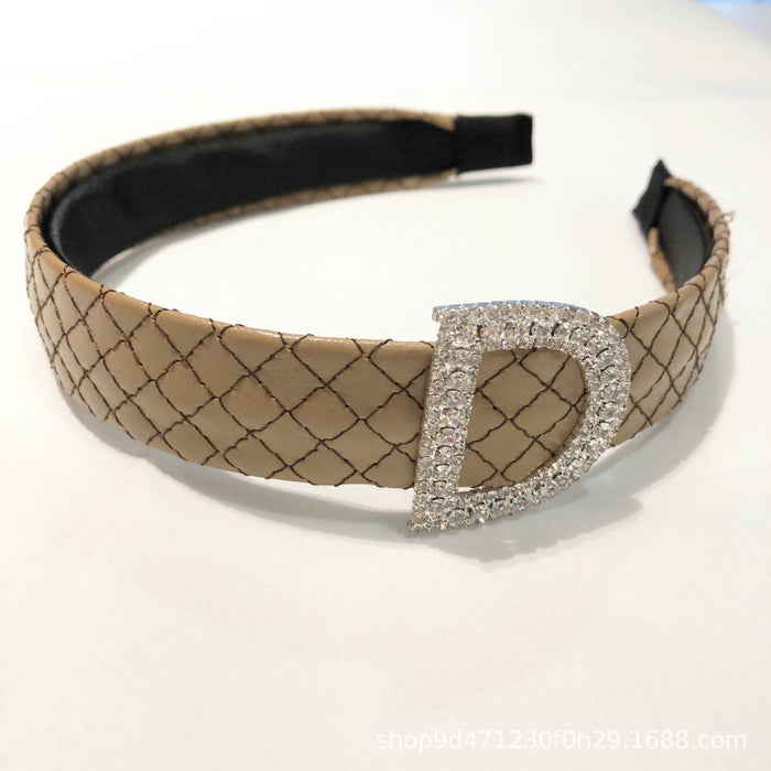 Wholesale headband leather diamond small fragrance feng shui zuan (F) JDC-HD-RuiChong007