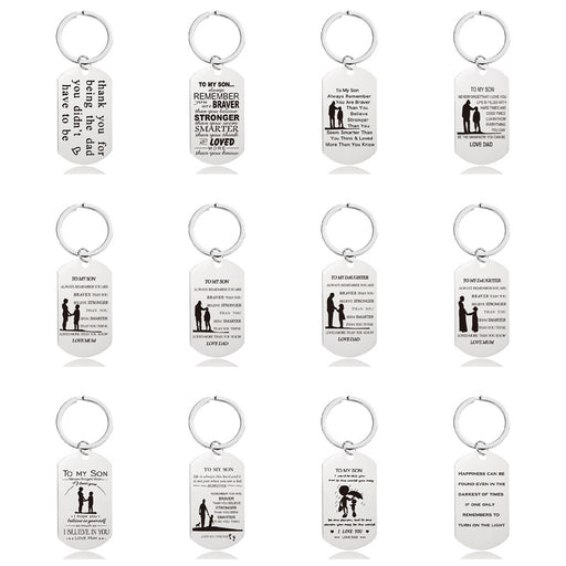 Jewelry WholesaleWholesale Father's Day Metal Keychain JDC-KC-GangGu023 Keychains 钢古 %variant_option1% %variant_option2% %variant_option3%  Factory Price JoyasDeChina Joyas De China