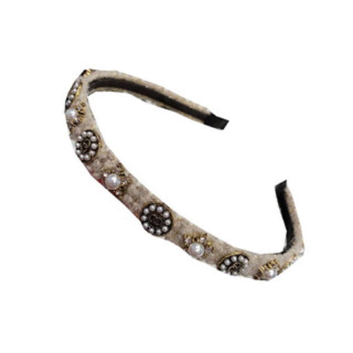 Wholesale Baroque Vintage Rhinestone Headband JDC-HD-BY018