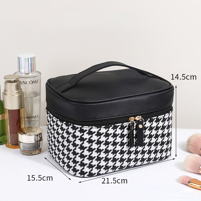 Wholesale storage bag pu large capacity portable cosmetic bag MOQ≥3 JDC-SB-Xiha002