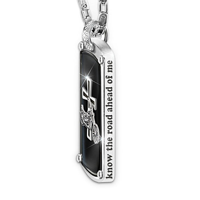 Wholesale Necklace Stainless Steel Men's Punk Hip Hop Cross MOQ≥2 JDC-NE-WeiH004