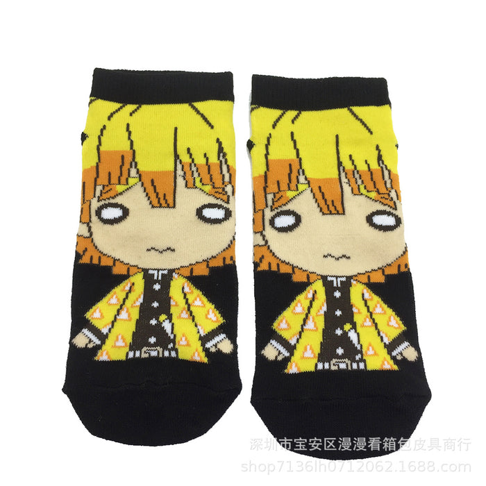 Jewelry WholesaleWholesale cartoon around male and female student socks  MOQ≥3 JDC-SK-MMan001 Sock 漫漫 %variant_option1% %variant_option2% %variant_option3%  Factory Price JoyasDeChina Joyas De China