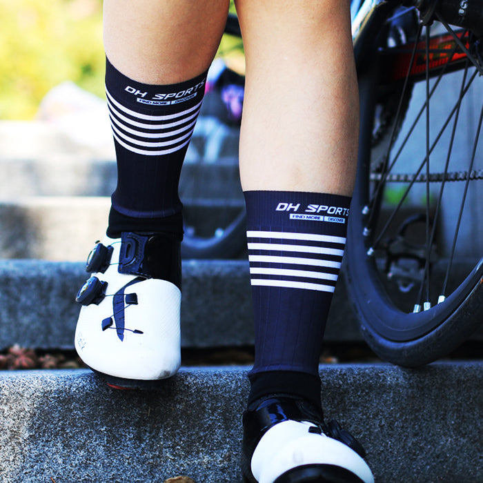 Wholesale Sock Nylon Cycling Socks Cycling Moisture Wicking Mid Tube JDC-SK-QiT006