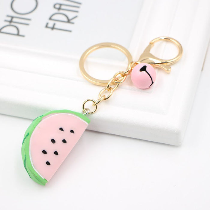 Jewelry WholesaleWholesale Fruit Resin Alloy Keychain JDC-KC-Zuge034 Keychains 祖格 %variant_option1% %variant_option2% %variant_option3%  Factory Price JoyasDeChina Joyas De China