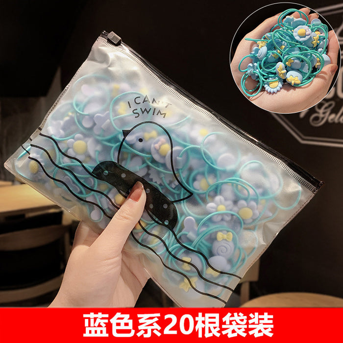 Jewelry WholesaleWholesale children flower hair rope JDC-HS-XiY001 Hair Scrunchies 昕越 %variant_option1% %variant_option2% %variant_option3%  Factory Price JoyasDeChina Joyas De China