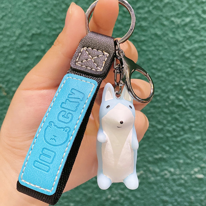 Wholesale Keychains For Backpacks New Cute Variety Corgi Keychain Pendant MOQ≥2 JDC-KC-MSi022