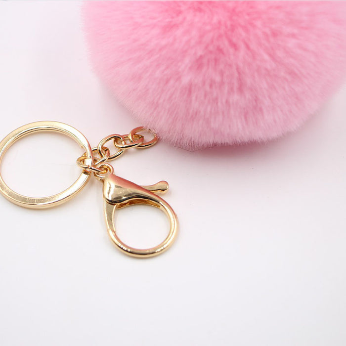 Wholesale Fur Ball Plush Key Chain Hanging JDC-KC-ZuGe081