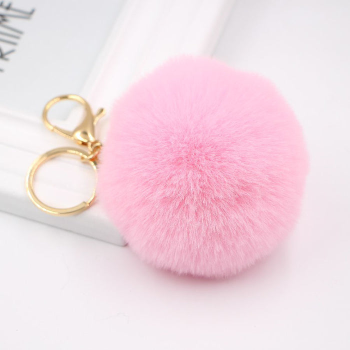 Wholesale Fur Ball Plush Key Chain Hanging JDC-KC-ZuGe081