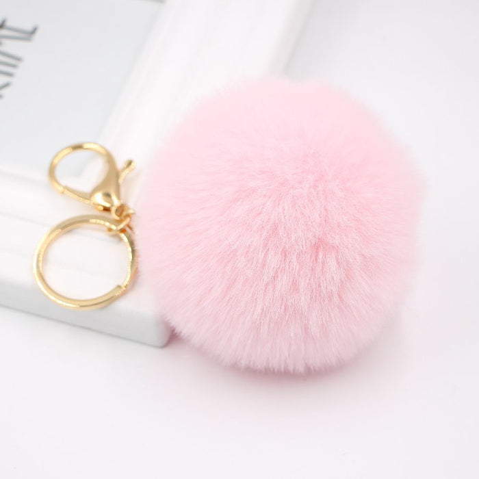 Wholesale Fur Ball Plush Key Chain Hanging JDC-KC-ZuGe081