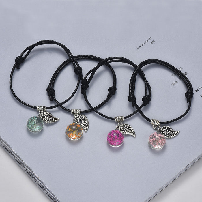 Wholesale Preserved Flower Bracelet Specimen Bracelet JDC-BT-SongX012