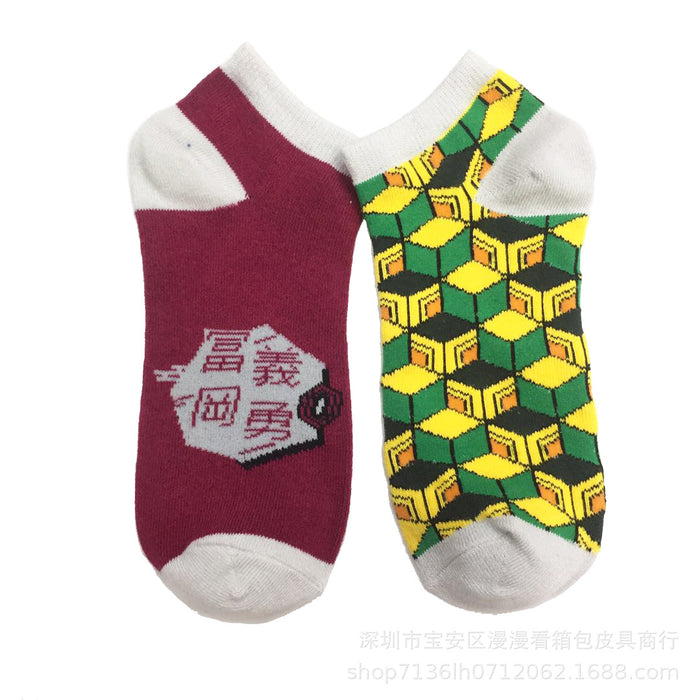 Jewelry WholesaleWholesale cartoon around male and female student socks  MOQ≥3 JDC-SK-MMan001 Sock 漫漫 %variant_option1% %variant_option2% %variant_option3%  Factory Price JoyasDeChina Joyas De China