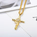 Jewelry WholesaleWholesale Hip Hop Style Sunflower Cross Zircon Pendant Necklace JDC-NE-MJ011 Necklaces 萌葭 %variant_option1% %variant_option2% %variant_option3%  Factory Price JoyasDeChina Joyas De China