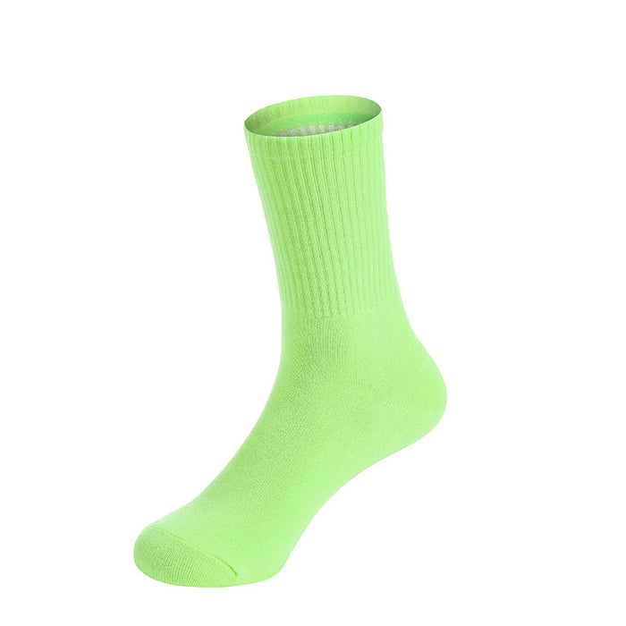 Wholesale Socks Cotton Solid Color Tall Socks JDC-SK-CXing001