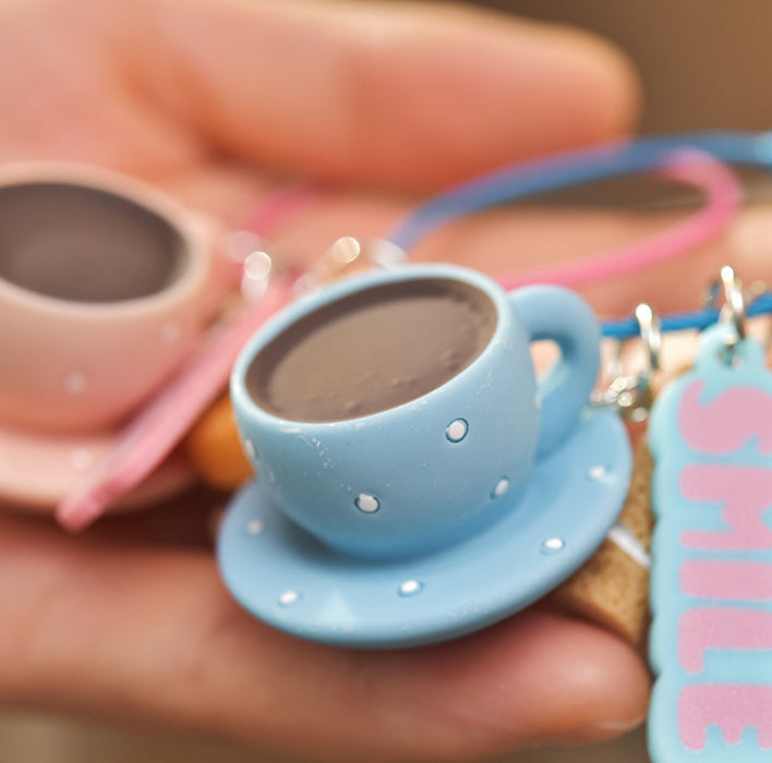 Jewelry WholesaleWholesale Cute Coffee Cup Resin Keychain JDC-KC-WAN026 Keychains 沃安 %variant_option1% %variant_option2% %variant_option3%  Factory Price JoyasDeChina Joyas De China