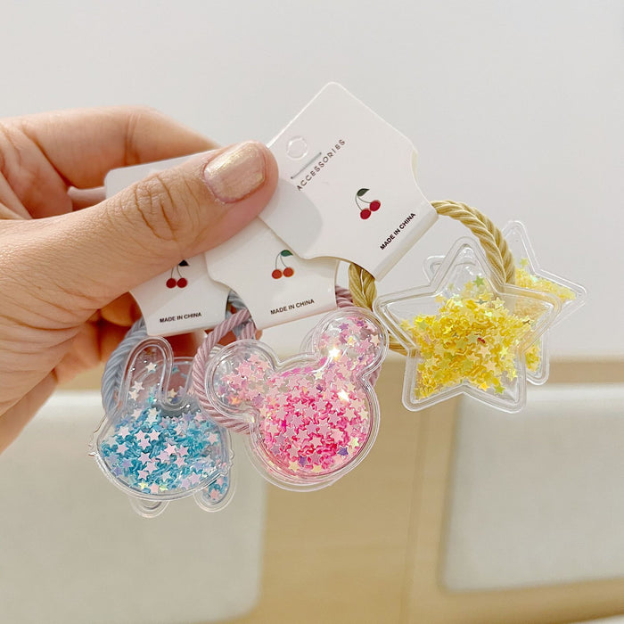 Jewelry WholesaleWholesale children color transparent flow sofa ring leather band JDC-HS-YiT001 Hair Scrunchies 亦桐 %variant_option1% %variant_option2% %variant_option3%  Factory Price JoyasDeChina Joyas De China