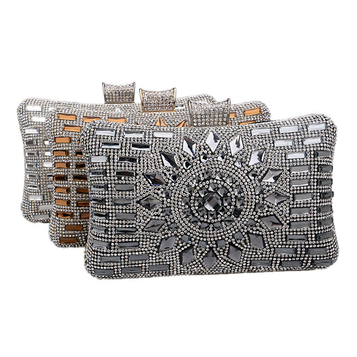 Wholesale Diamond Evening Bags Luxury Banquet Evening Bags JDC-HB-YMi003