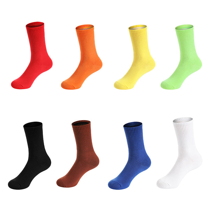 Wholesale Socks Cotton Solid Color Tall Socks JDC-SK-CXing001