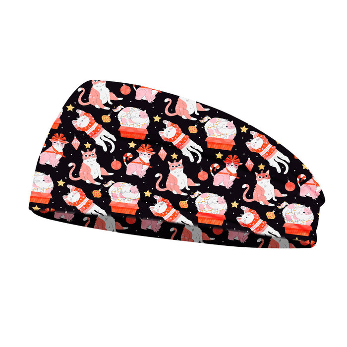 Wholesale Headband Polyester Spandex Sports Christmas Collection JDC-HD-KuS006