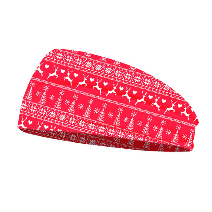 Wholesale Headband Polyester Spandex Sports Christmas Collection JDC-HD-KuS006