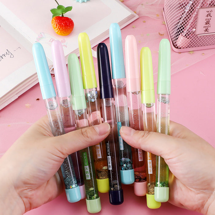 Wholesale Plastic Glowing Sand Pen JDC-BP-midu003