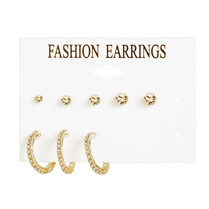 Jewelry WholesaleWholesale new crystal simple earrings JDC-ES-F008 Earrings 韩之尚 %variant_option1% %variant_option2% %variant_option3%  Factory Price JoyasDeChina Joyas De China