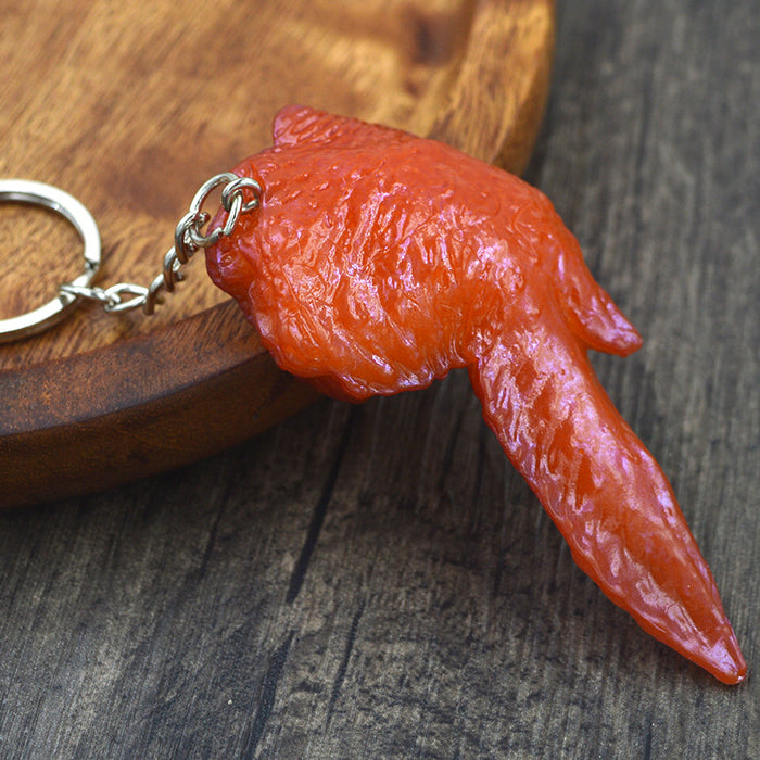 Wholesale Creative Simulation Food Keychain PVC JDC-KC-LeO004