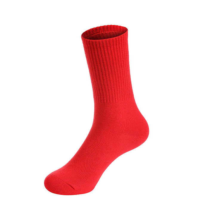 Wholesale Socks Cotton Solid Color Tall Socks JDC-SK-CXing001