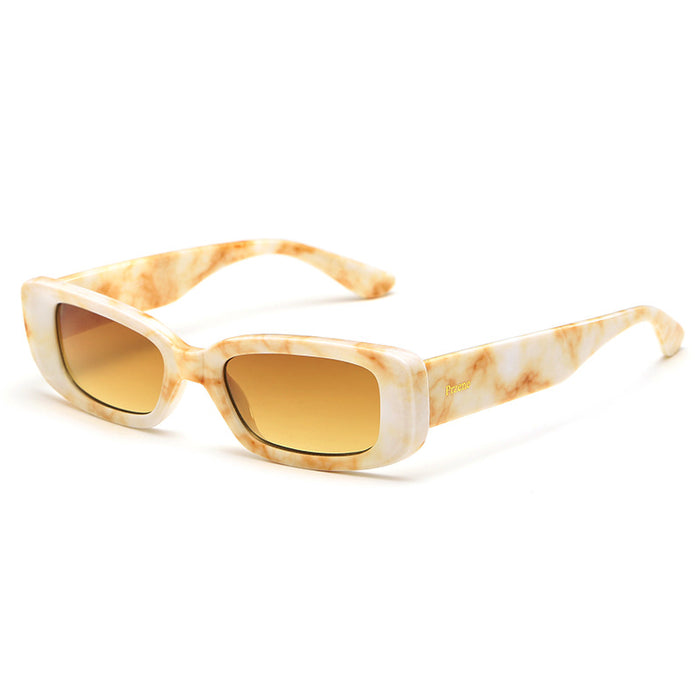 Wholesale fashion women's marble square small frame sunglasses JDC-SG-HongW005