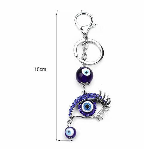 Jewelry WholesaleWholesale Devil's Eye hanging keychain JDC-KC-baiding005 Keychains 佰定 %variant_option1% %variant_option2% %variant_option3%  Factory Price JoyasDeChina Joyas De China