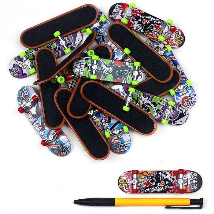 Jewelry WholesaleWholesale 9.5cm alloy finger skateboard toy JDC-FT-MCZ002 fidgets toy 美创智 %variant_option1% %variant_option2% %variant_option3%  Factory Price JoyasDeChina Joyas De China