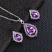 Jewelry WholesaleWholesale water drop zircon wedding necklace earring set JDC-ES-Mimeng049 Earrings 米萌 %variant_option1% %variant_option2% %variant_option3%  Factory Price JoyasDeChina Joyas De China