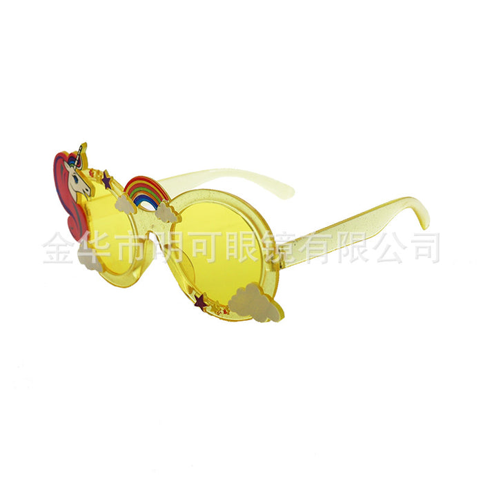 Jewelry WholesaleWholesale funny color horse glasses JDC-SG-MingK008 Sun Glasses 明可 %variant_option1% %variant_option2% %variant_option3%  Factory Price JoyasDeChina Joyas De China