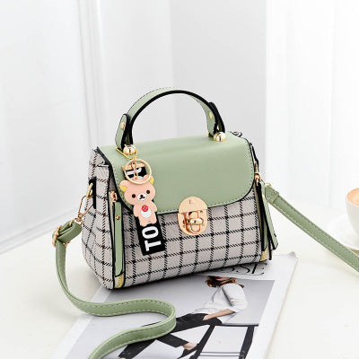 Wholesale Shoulder Bag PU Plaid JDC-SD-Shichen005