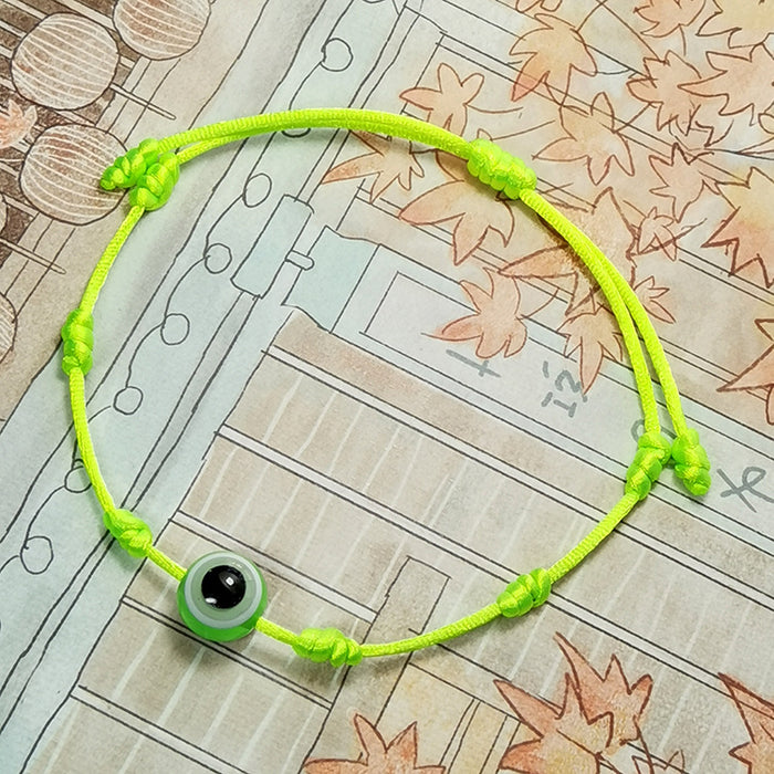 Wholesale Jewelry Woven Turkey Blue Eyes Red String Eye Bracelet Bracelet MOQ≥2 JDC-BT-HaoL010