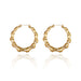 Jewelry WholesaleWholesale Punk Oversized Slub Gold Pattern Earrings JDC-ES-NJ001 Earrings 能匠 %variant_option1% %variant_option2% %variant_option3%  Factory Price JoyasDeChina Joyas De China