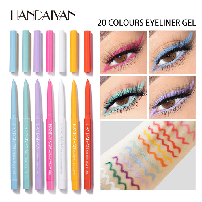 Wholesale color eyeliner pencil set of 20 JDC-SH-HDY005