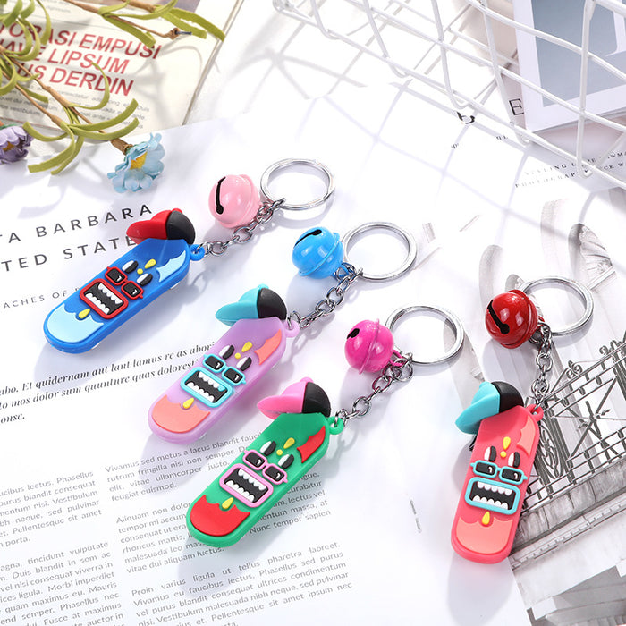 Jewelry WholesaleWholesale cartoon scooter bell pendant keychain JDC-KC-YuHan001 Keychains 瑜涵 %variant_option1% %variant_option2% %variant_option3%  Factory Price JoyasDeChina Joyas De China