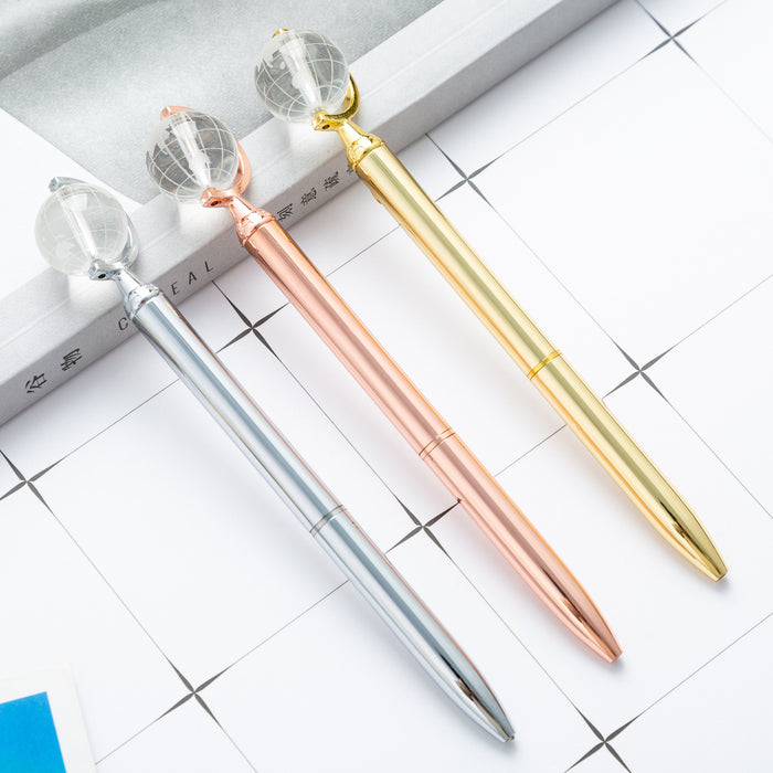 Wholesale Globe Metal Ballpoint  Pen MOQ≥2 JDC-BP-Huah063