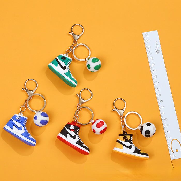 Wholesale Creative Football AJ Sneakers Keychain Car Keychain MOQ≥3 (F) JDC-KC-WYan005