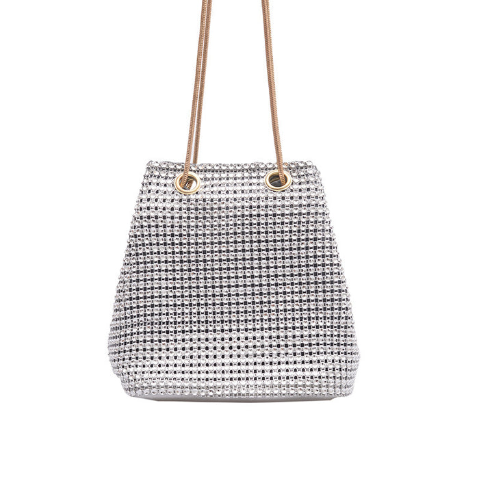 Wholesale Handbag Rhinestone Super Flash Diamond Chain Bucket Bag Diagonal JDC-HB-JYD005