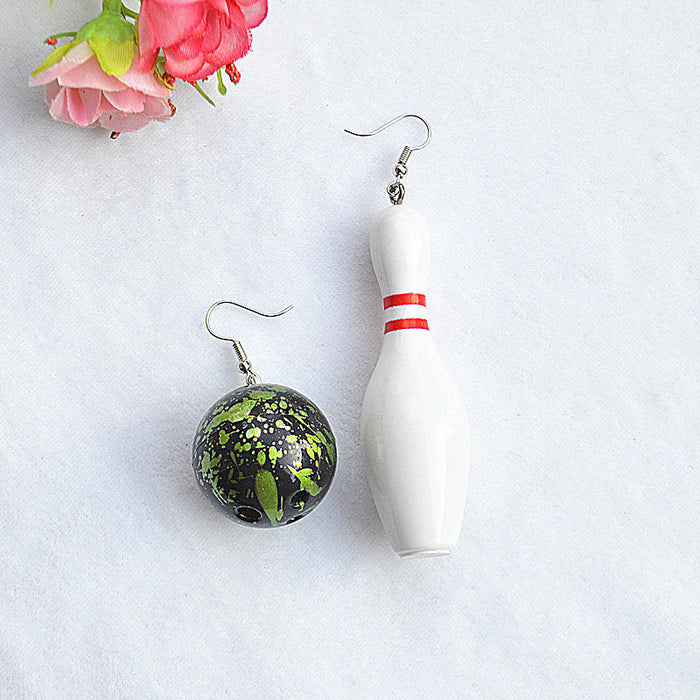 Jewelry WholesaleWholesale Tennis Racket Metal Resin Earrings JDC-ES-XNuo012 Earrings 协诺 %variant_option1% %variant_option2% %variant_option3%  Factory Price JoyasDeChina Joyas De China