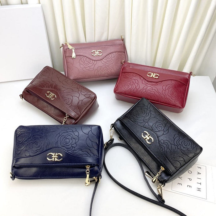 Wholesale shoulder bag PU multi-layer large capacity JDC-SD-Qianzi001