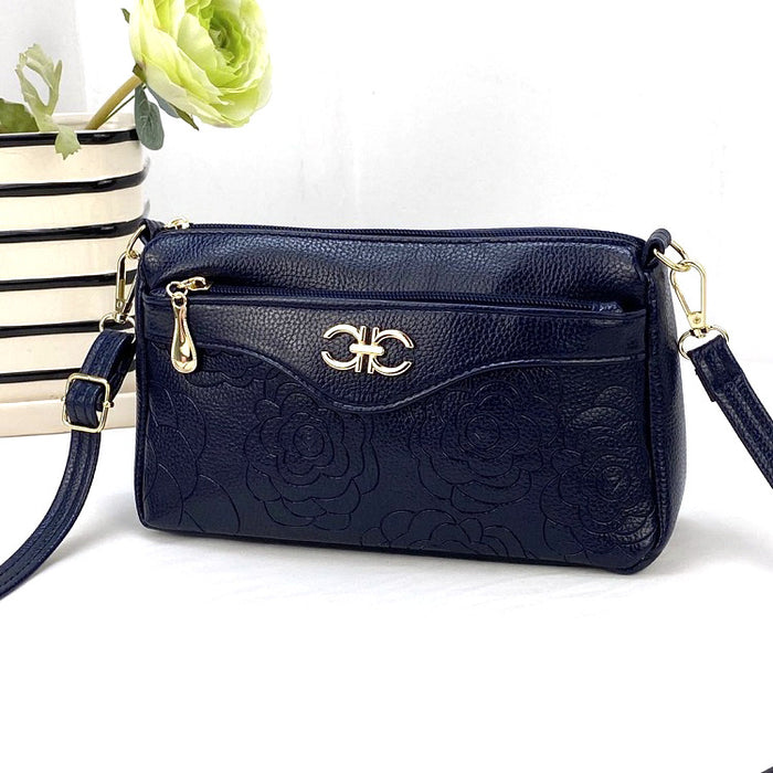 Wholesale shoulder bag PU multi-layer large capacity JDC-SD-Qianzi001