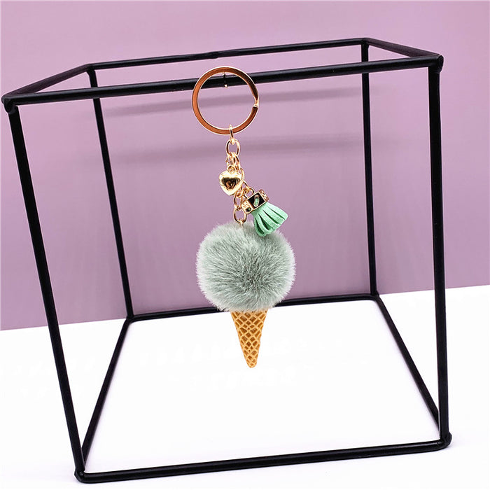 Jewelry WholesaleWholesale ice cream cartoon plush keychain JDC-KC-KaiY002 Keychains 凯月 %variant_option1% %variant_option2% %variant_option3%  Factory Price JoyasDeChina Joyas De China