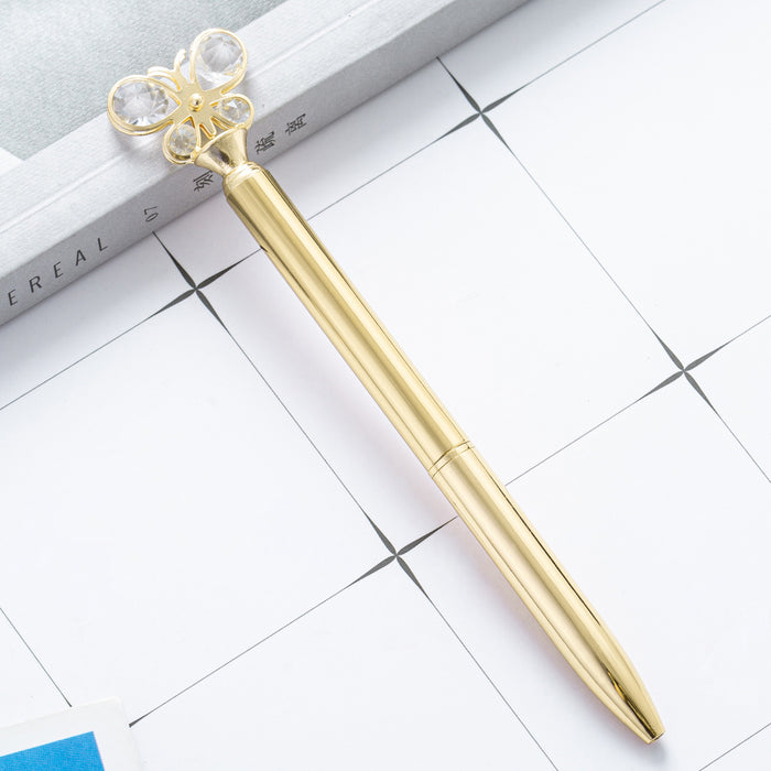 Wholesale Butterfly Diamond Metal Ballpoint Pen MOQ≥2 JDC-BP-Huah060