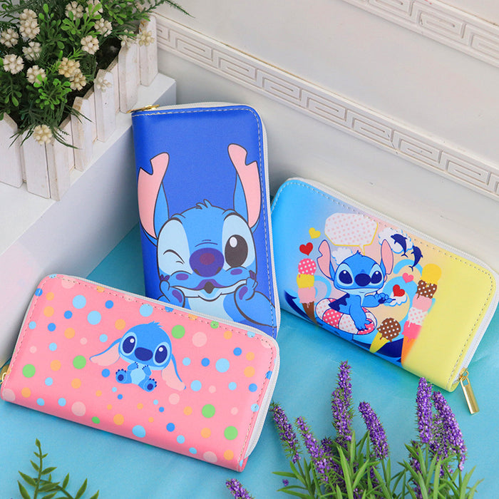 Wholesale Wallet PU Cartoon Printing Long Zipper (M) JDC-WT-Shengx004