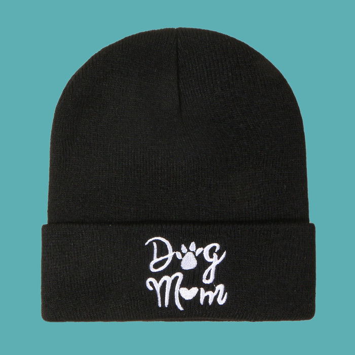 Wholesale Hat Wool Winter Outdoor Embroidery Letter Warm Knitted Hat MOQ≥2 JDC-FH-TangQ004