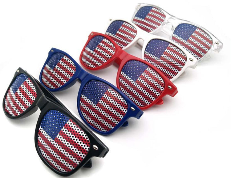 Wholesale American Flag Lens Printing Customized Sunglasses JDC-SG-ZhuoW006