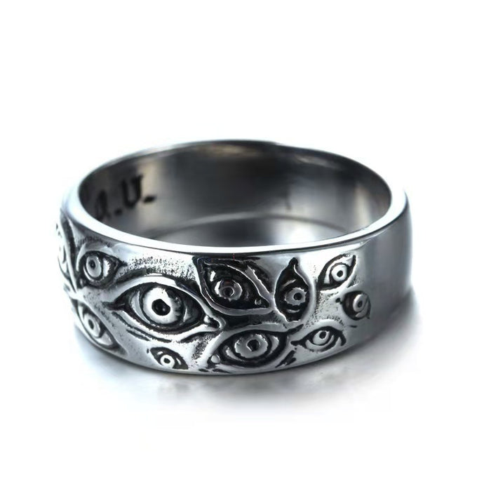 Wholesale Rings Alloy Devil Eye God Eye MOQ≥2 JDC-RS-YuD002